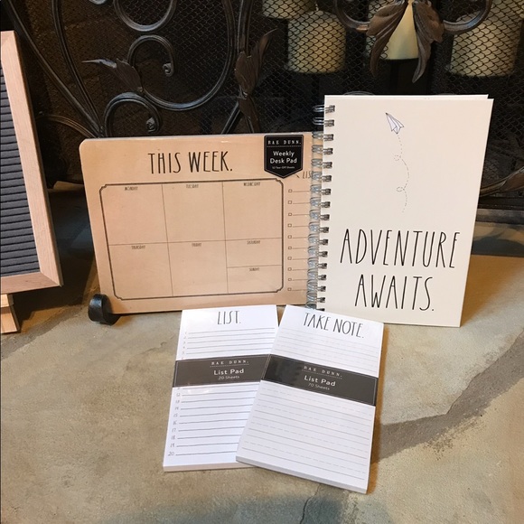 Rae Dunn Other - NWT Rae Dunn Calendar Notebook and List Pad Set
